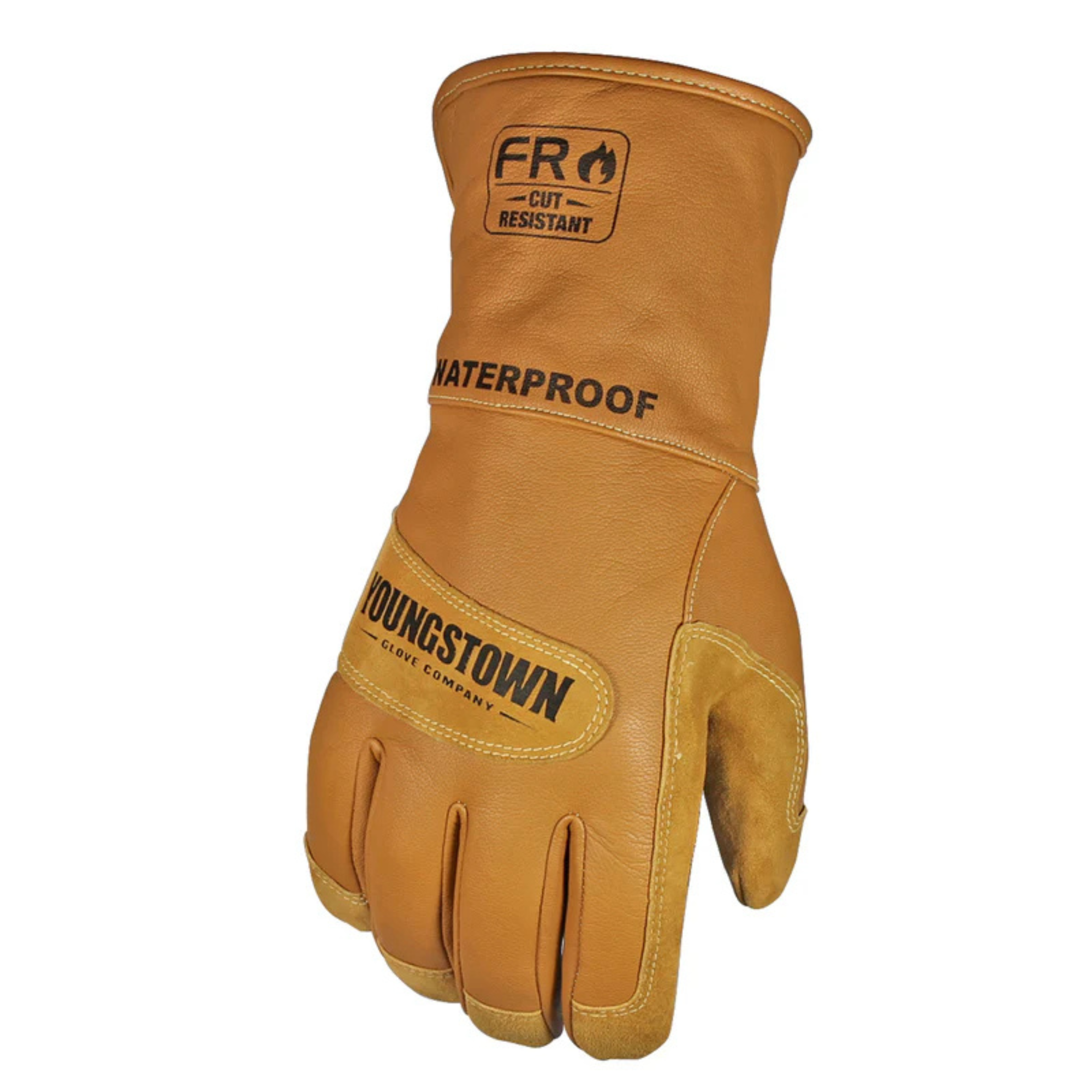 Youngstown Gloves FR Waterproof Leather Utility Gloves from GME Supply